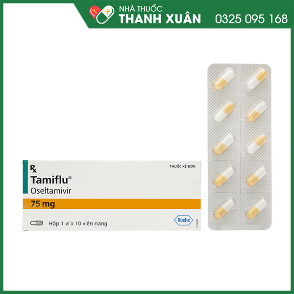 Tamiflu 75mg phòng và trị cúm do virus